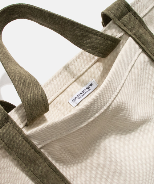 ESPIONAGE（エスピオナジ）の「Heavy Canvas Tote Bag Olive（トートバッグ・メンズ・その他・ONE SIZE）」の8枚目の写真