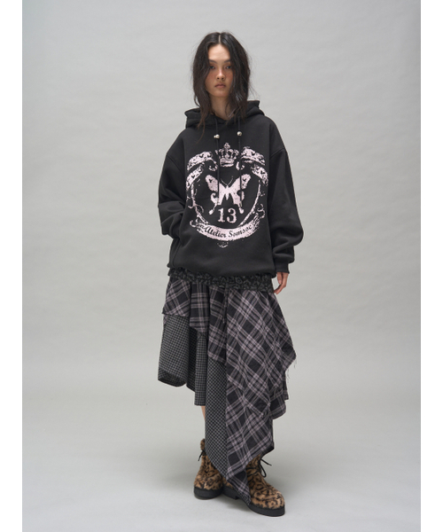 SOMSOC(ソムソック)の「RONNE SYMBOL ARTWORK HOODIE _BLACK(パーカー・レディース・その他・FREE)」の5枚目の写真