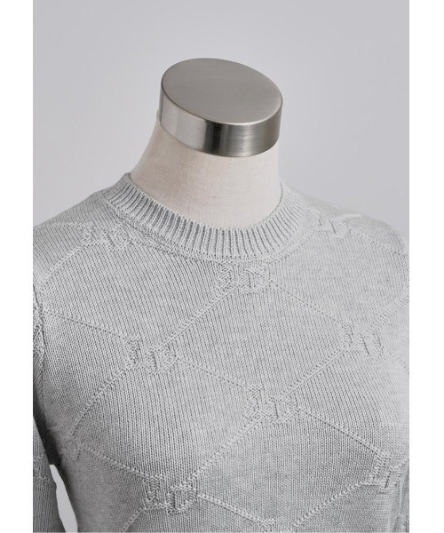 LUDICRUM(ルーディクルム)の「LD jacquard knit top(ニット/セーター・レディース・ライトグレー/ピンク/ブラック・FREE)」の16枚目の写真
