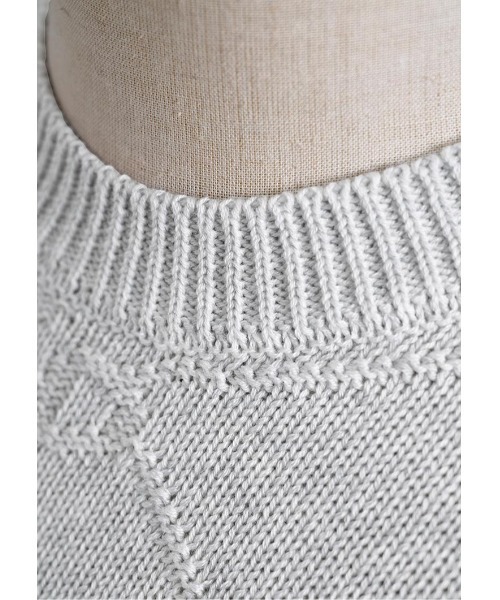 LUDICRUM(ルーディクルム)の「LD jacquard knit top(ニット/セーター・レディース・ライトグレー/ピンク/ブラック・FREE)」の18枚目の写真