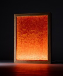 ZOZOVILLA（ゾゾヴィラ）の「帝劇突板アクリル照明（マホガニー）（照明）」