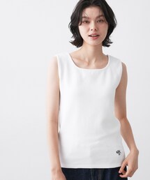 Dessin（デッサン）の「【洗える】リブスクエアタンクトップ（タンクトップ）」
