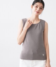 Dessin（デッサン）の「【洗える】リブスクエアタンクトップ（タンクトップ）」