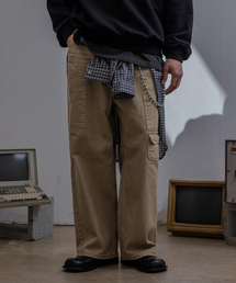 BURNING CAPONE（バーニングカポネ）の「BCカチオンカーゴ古着デニムパンツベージュ（デニムパンツ）」