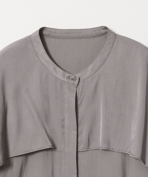 WEB限定 Wardrobe DAILY MINIMAL】フリルレイヤーブラウス