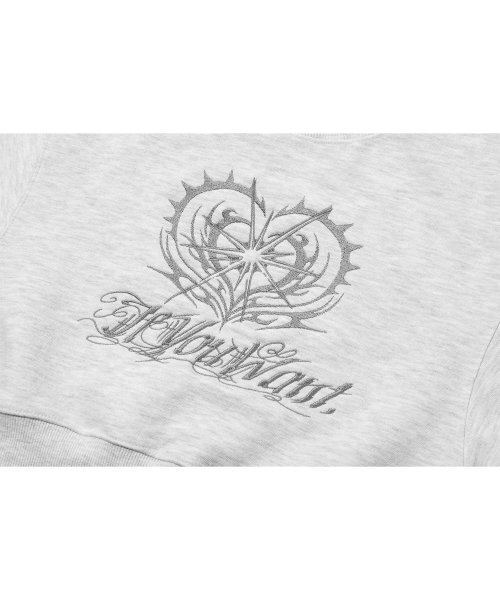 IFYOUWANT（イフユーウォント）の「Future Eye Crop Sweatshirt whitegray（スウェット・レディース・その他・ONE SIZE）」の5枚目の写真