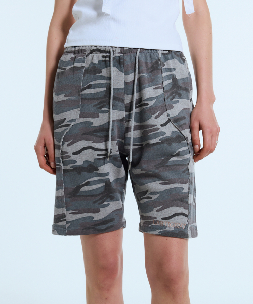 LARTIGENT(ラーティゼン)の「L11 CAMO LOGO SHORTS(GRAY)(その他パンツ・レディース・その他・FREE)」の4枚目の写真