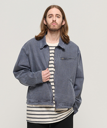 CARGOBROS（カーゴブロス）の「ヴィンテージピグメントワークトラッカージャケット（ネイビー）（MA-1）」