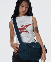 AMESWORLDWIDE（アメスワールドワイド）の「DENIM DUFFLE BAG DEEP BLUE（メッセンジャーバッグ）」