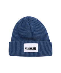 MACNI（マクニ）の「HEAVY KNIT BEANIE_BLUE（ニットキャップ/ビーニー）」
