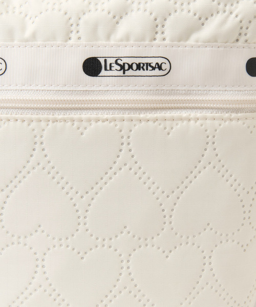 LeSportsac(レスポートサック)の「MINI BUCKET SHOULDER BAG エクリュハートデボス(ショルダーバッグ・レディース・ホワイト・FREE)」の6枚目の写真