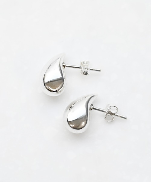 SV925 ぷっくり しずくピアス S（ピアス（両耳用））｜sowi（ソーイ