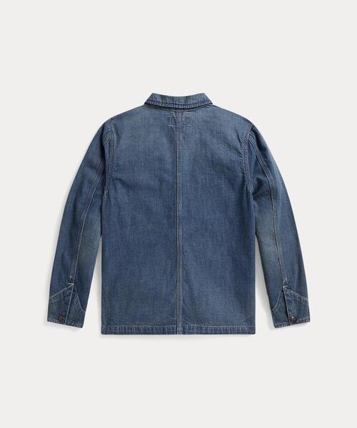 POLO RALPH LAUREN CHILDRENSWEAR（ポロ ラルフ ローレン チルドレンズウェア）の「デニム ユーティリティ ジャケット（デニムジャケット・キッズ・ブルー・S/M/L/XL）」の5枚目の写真