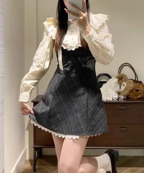 gossip!ロサンゼルス(ゴシップロサンゼルス)の「ワンピース(ワンピース・レディース・グレー・S/M)」の1枚目の写真