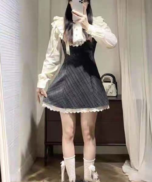 gossip!ロサンゼルス(ゴシップロサンゼルス)の「ワンピース(ワンピース・レディース・グレー・S/M)」の7枚目の写真