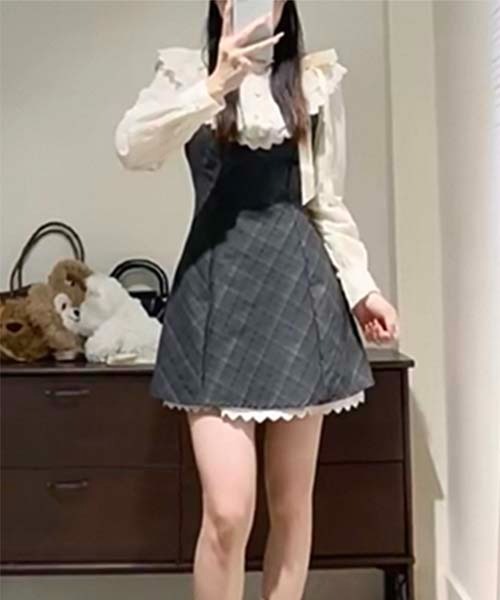gossip!ロサンゼルス(ゴシップロサンゼルス)の「ワンピース(ワンピース・レディース・グレー・S/M)」の12枚目の写真