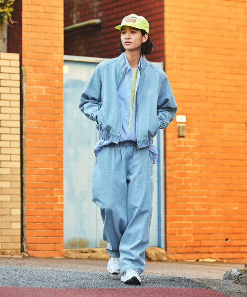 UMBRO(アンブロ)の「UMBRO/アンブロ SP Denim Stand Collar Blouson/別注 デニム スタンドカラー ブルゾン(ブルゾン・メンズ・ブルー/ネイビー/ブラック・X-LARGE/LARGE/MEDIUM)」の12枚目の写真