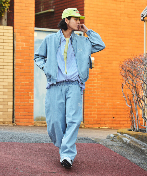 UMBRO(アンブロ)の「UMBRO/アンブロ SP Denim Stand Collar Blouson/別注 デニム スタンドカラー ブルゾン(ブルゾン・メンズ・ブルー/ネイビー/ブラック・X-LARGE/LARGE/MEDIUM)」の13枚目の写真
