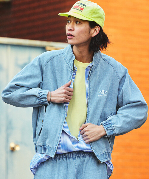 UMBRO(アンブロ)の「UMBRO/アンブロ SP Denim Stand Collar Blouson/別注 デニム スタンドカラー ブルゾン(ブルゾン・メンズ・ブルー/ネイビー/ブラック・X-LARGE/LARGE/MEDIUM)」の17枚目の写真