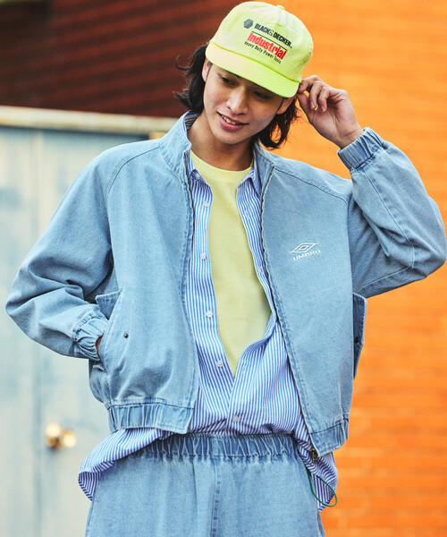 UMBRO(アンブロ)の「UMBRO/アンブロ SP Denim Stand Collar Blouson/別注 デニム スタンドカラー ブルゾン(ブルゾン・メンズ・ブルー/ネイビー/ブラック・X-LARGE/LARGE/MEDIUM)」の18枚目の写真
