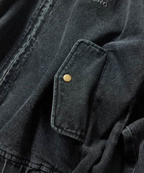 UMBRO(アンブロ)の「UMBRO/アンブロ SP Denim Stand Collar Blouson/別注 デニム スタンドカラー ブルゾン(ブルゾン・メンズ・ブルー/ネイビー/ブラック・X-LARGE/LARGE/MEDIUM)」の4枚目の写真