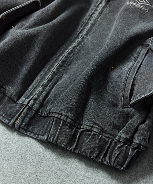UMBRO(アンブロ)の「UMBRO/アンブロ SP Denim Stand Collar Blouson/別注 デニム スタンドカラー ブルゾン(ブルゾン・メンズ・ブルー/ネイビー/ブラック・X-LARGE/LARGE/MEDIUM)」の6枚目の写真
