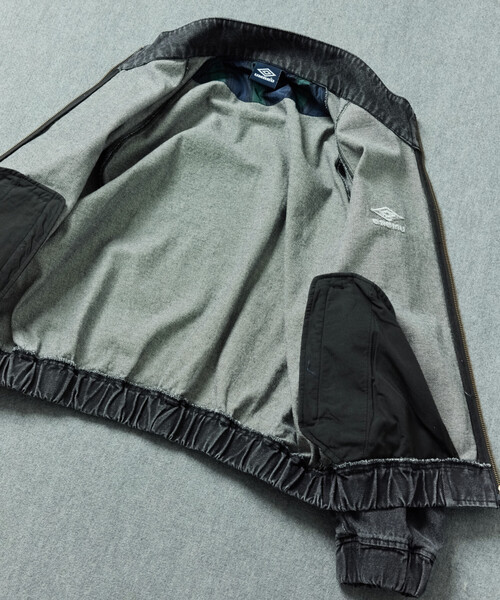 UMBRO(アンブロ)の「UMBRO/アンブロ SP Denim Stand Collar Blouson/別注 デニム スタンドカラー ブルゾン(ブルゾン・メンズ・ブルー/ネイビー/ブラック・X-LARGE/LARGE/MEDIUM)」の7枚目の写真