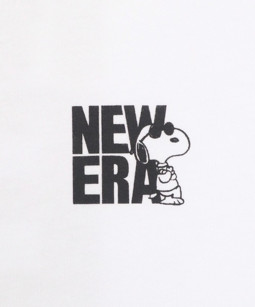 NEW ERA（ニューエラ）の「ニューエラ 半袖Tシャツ スヌーピーコラボ（Tシャツ/カットソー・メンズ・ブラック/ホワイト・XL/L/M/S/XXL）」の5枚目の写真