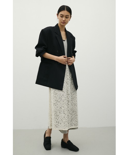 STYLEMIXER（スタイルミキサー）の「シームデザインテーラードジャケット（テーラードジャケット・レディース・ベージュ系その他/ブラック/サックスブルー・SMALL/MEDIUM）」の20枚目の写真