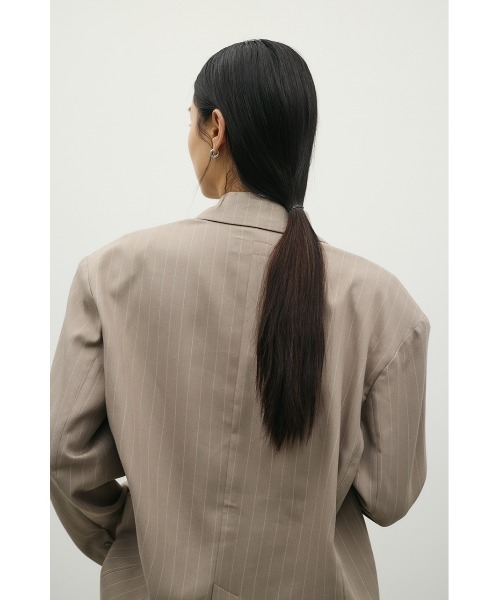 STYLEMIXER（スタイルミキサー）の「シームデザインテーラードジャケット（テーラードジャケット・レディース・ベージュ系その他/ブラック/サックスブルー・SMALL/MEDIUM）」の11枚目の写真