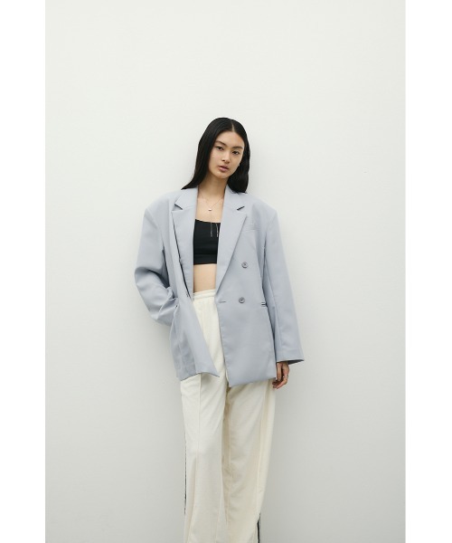 STYLEMIXER（スタイルミキサー）の「シームデザインテーラードジャケット（テーラードジャケット・レディース・ベージュ系その他/ブラック/サックスブルー・SMALL/MEDIUM）」の15枚目の写真