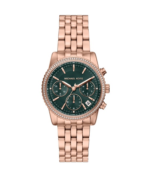 MICHAEL KORS(マイケルコース)の「マイケル・コース 腕時計 レディース アナログ ステンレス MK7600(アナログ腕時計・レディース・ピンクゴールド・FREE)」の1枚目の写真