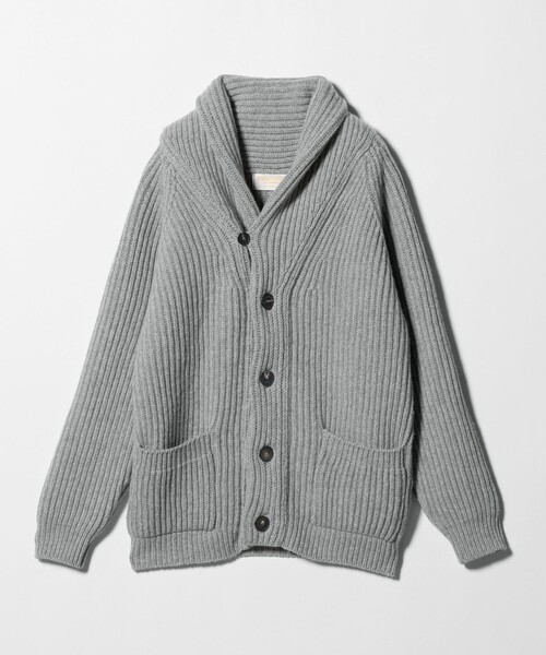 セール】【別注】＜WILLIAM LOCKIE＞ショールカラー カーディガン