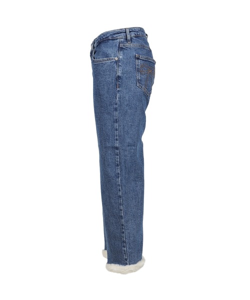 Sandy Liang（サンディーリアング）の「MONI JEANS（デニムパンツ・レディース・ブルー・27cm/26cm）」の6枚目の写真