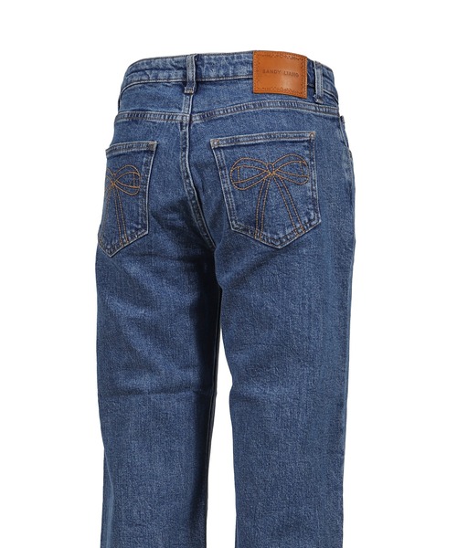 Sandy Liang（サンディーリアング）の「MONI JEANS（デニムパンツ・レディース・ブルー・27cm/26cm）」の3枚目の写真