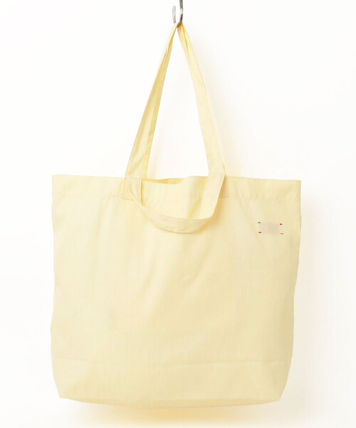 MEYAME(メヤメ)の「MEYAME/メヤメ ストライプロゴトートバッグ STRIPED LOGO TOTE BAG(トートバッグ・レディース・ブルー/レッド/イエロー・FREE)」の4枚目の写真