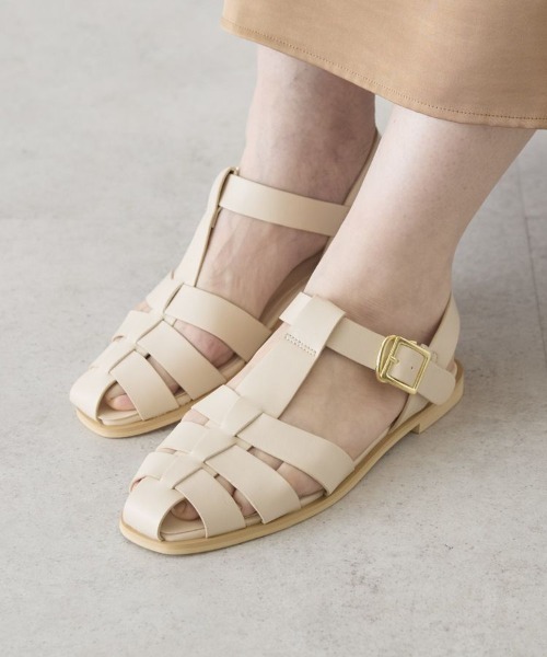 AMERICAN HOLIC（アメリカンホリック）の「グルカサンダル（サンダル・レディース・ブラック/アイボリー・L/M/S）」の2枚目の写真