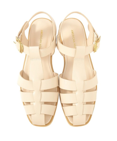 AMERICAN HOLIC（アメリカンホリック）の「グルカサンダル（サンダル・レディース・ブラック/アイボリー・L/M/S）」の4枚目の写真