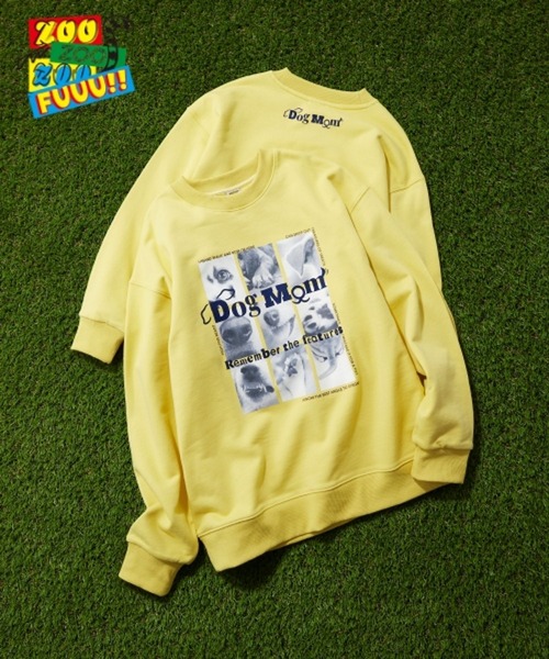 niko and...（ニコアンド）の「【ZOO ZOO ZOO FUUU!!】CAT＆DOGスウェット（スウェット・レディース・ネイビー/イエロー/ライトグレー・LARGE/MEDIUM）」の15枚目の写真