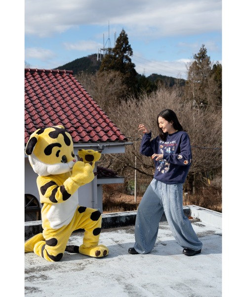 niko and...（ニコアンド）の「【ZOO ZOO ZOO FUUU!!】CAT＆DOGスウェット（スウェット・レディース・ネイビー/イエロー/ライトグレー・LARGE/MEDIUM）」の12枚目の写真