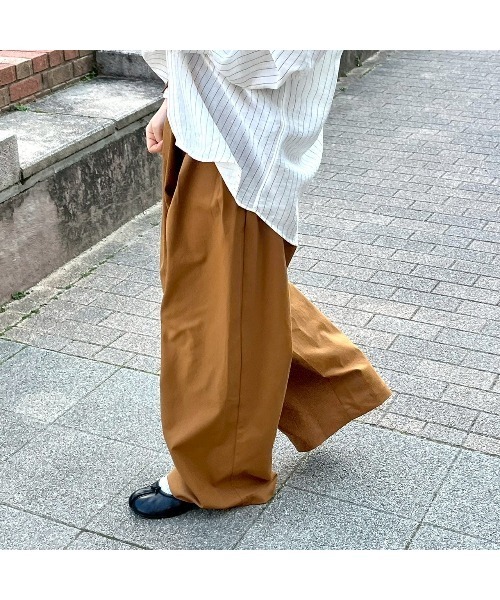 Flugge(フラッジー)の「ワイドリボンパンツ(その他パンツ・レディース・ブラック/ブラウン・FREE)」の2枚目の写真