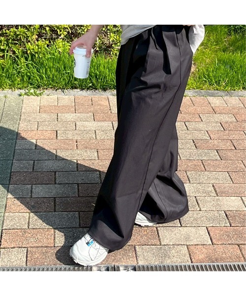 Flugge(フラッジー)の「ワイドリボンパンツ(その他パンツ・レディース・ブラック/ブラウン・FREE)」の6枚目の写真