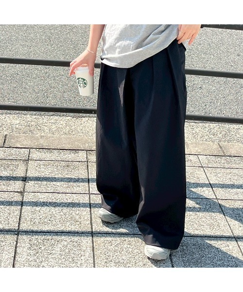 Flugge(フラッジー)の「ワイドリボンパンツ(その他パンツ・レディース・ブラック/ブラウン・FREE)」の7枚目の写真