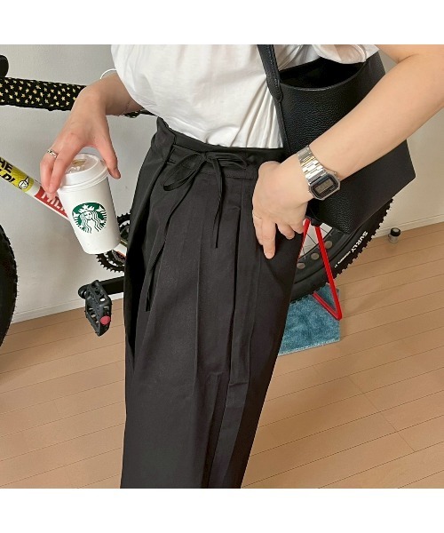 Flugge(フラッジー)の「ワイドリボンパンツ(その他パンツ・レディース・ブラック/ブラウン・FREE)」の13枚目の写真