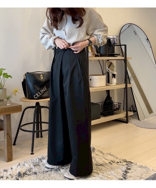 Flugge(フラッジー)の「ワイドリボンパンツ(その他パンツ・レディース・ブラック/ブラウン・FREE)」の20枚目の写真
