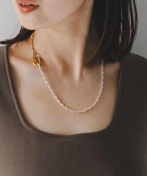 in mood(インムード)の「in mood/インムード ECHOLAYER(2P)necklace(ネックレス・レディース・シルバー・FREE)」の2枚目の写真