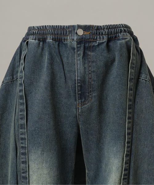 CASPER JOHN(キャスパージョン)の「Denim paleo pants/デニムパレオパンツ(デニムパンツ・メンズ・ブルー/グレー/ブラック・X-SMALL/LARGE/MEDIUM/SMALL)」の21枚目の写真