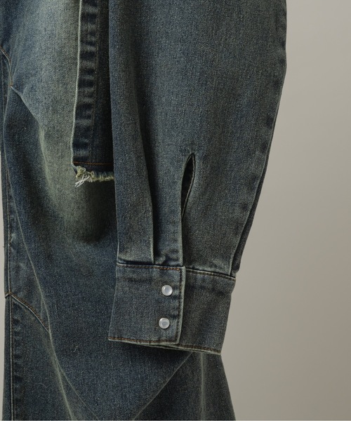 CASPER JOHN(キャスパージョン)の「Denim paleo pants/デニムパレオパンツ(デニムパンツ・メンズ・ブルー/グレー/ブラック・X-SMALL/LARGE/MEDIUM/SMALL)」の22枚目の写真