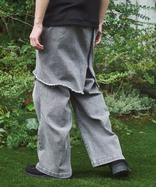 CASPER JOHN(キャスパージョン)の「Denim paleo pants/デニムパレオパンツ(デニムパンツ・メンズ・ブルー/グレー/ブラック・X-SMALL/LARGE/MEDIUM/SMALL)」の9枚目の写真