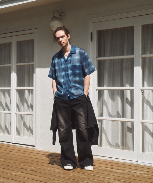 CASPER JOHN(キャスパージョン)の「Denim paleo pants/デニムパレオパンツ(デニムパンツ・メンズ・ブルー/グレー/ブラック・X-SMALL/LARGE/MEDIUM/SMALL)」の6枚目の写真